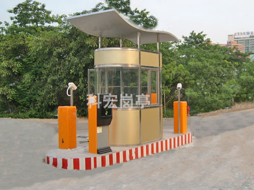 不銹鋼治安石家莊崗亭有什么優(yōu)缺點？的圖片